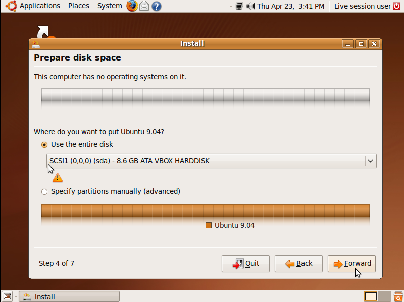 Ubuntu 9.04. Ubuntu 9. Полный путь в убунту.